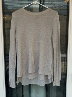 Layered Hem Knit Sweater